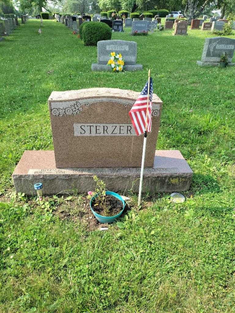 George E. Sterzer Junior's grave. Photo 2