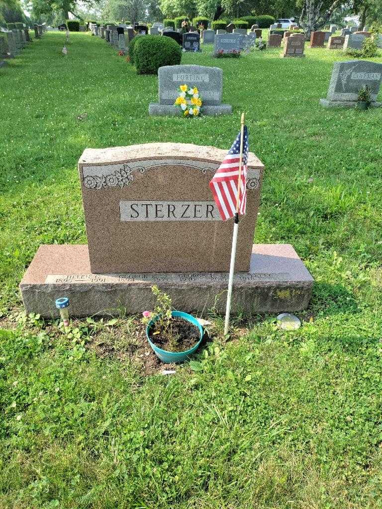 George E. Sterzer Junior's grave. Photo 3