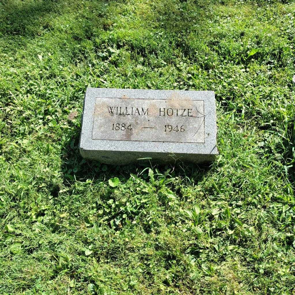 William Hotze's grave. Photo 2