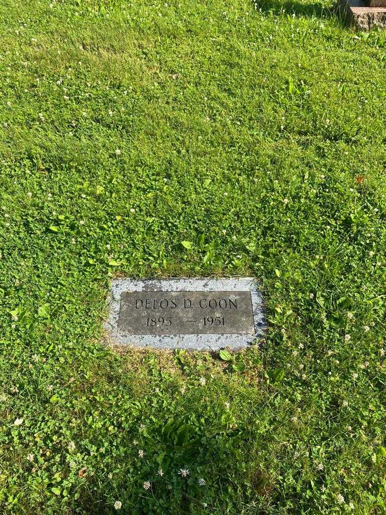 Delos D. Coon's grave. Photo 2