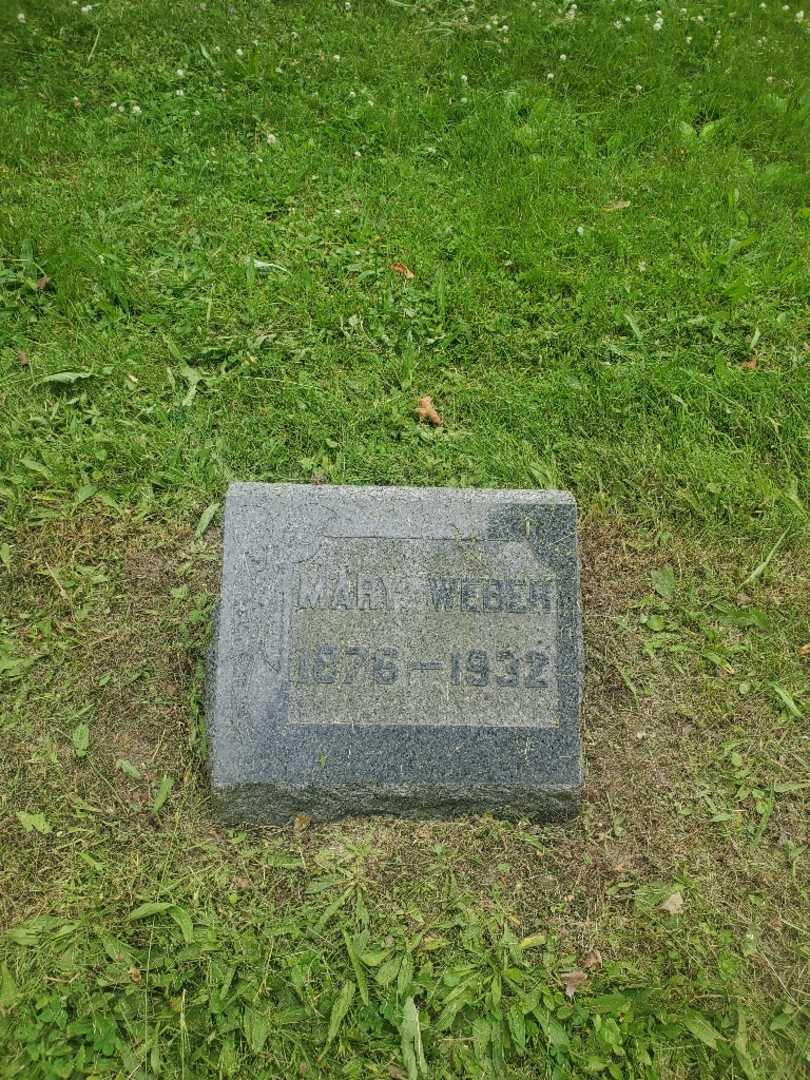 Mary K. Weber's grave. Photo 2