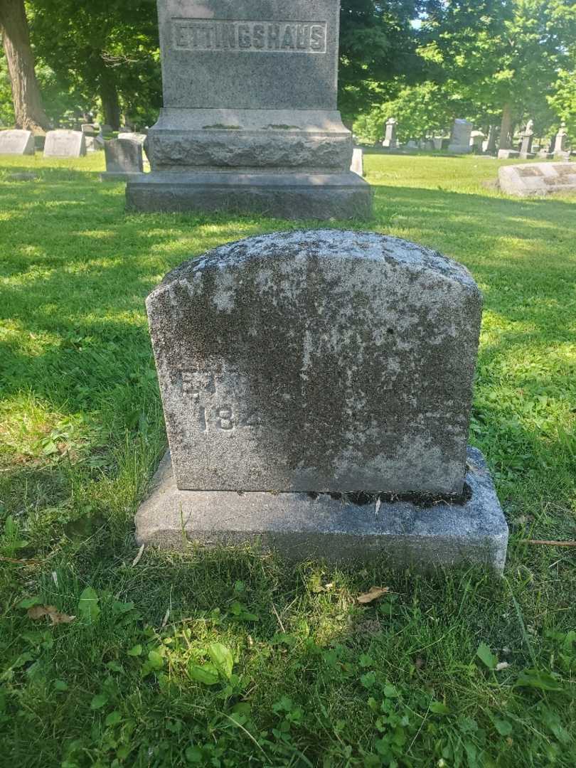 Lucinda Ettingshaus's grave. Photo 3