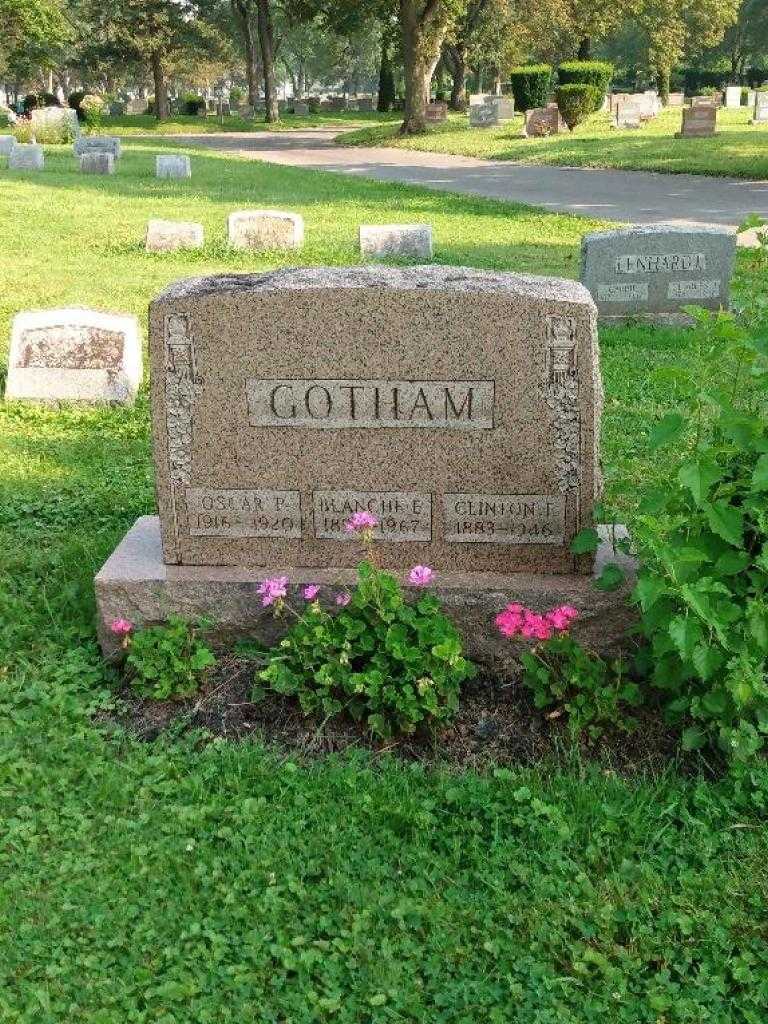 Clinton F. Gotham's grave. Photo 3