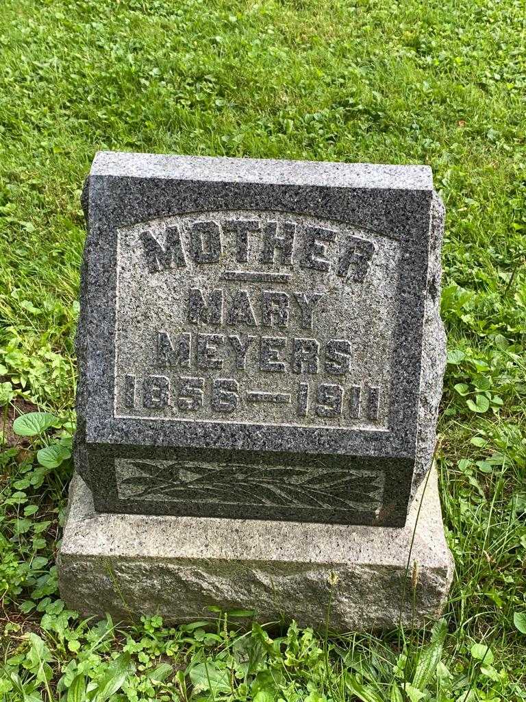 Mary M. Meyers's grave. Photo 3