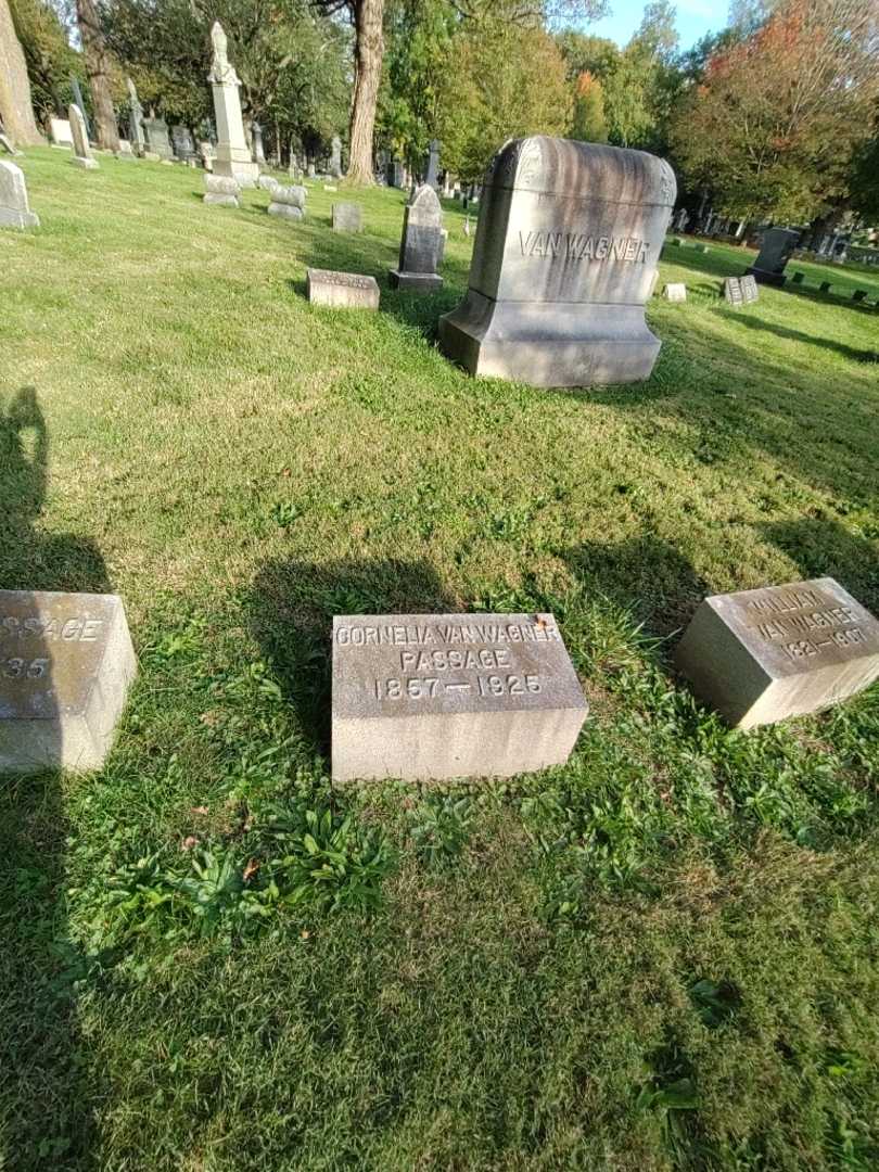 Cornelia A. Van Wagner Passage's grave. Photo 1