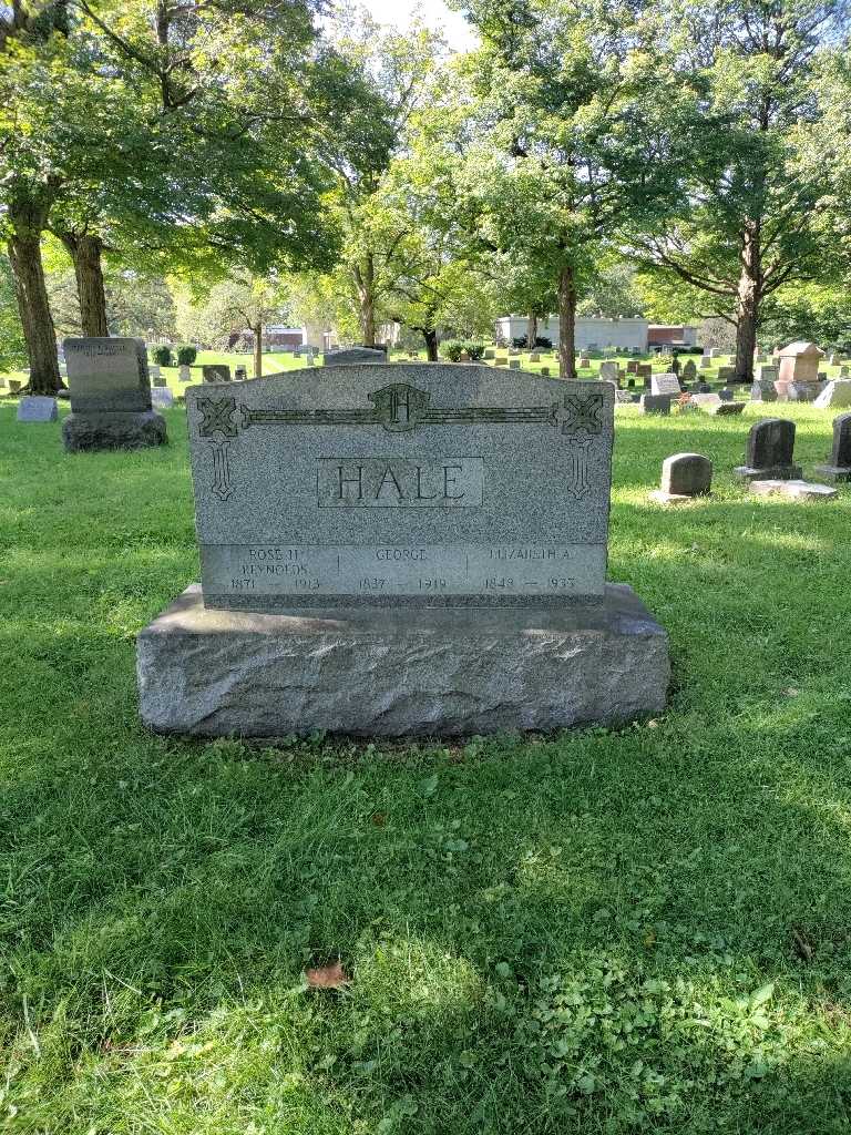 George Hale's grave. Photo 2