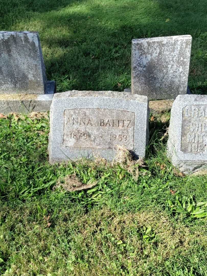 Anna Balitz's grave. Photo 2