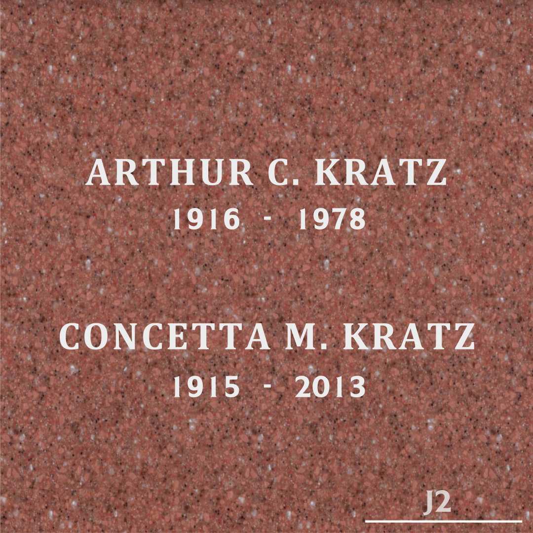 Arthur C. Kratz's grave