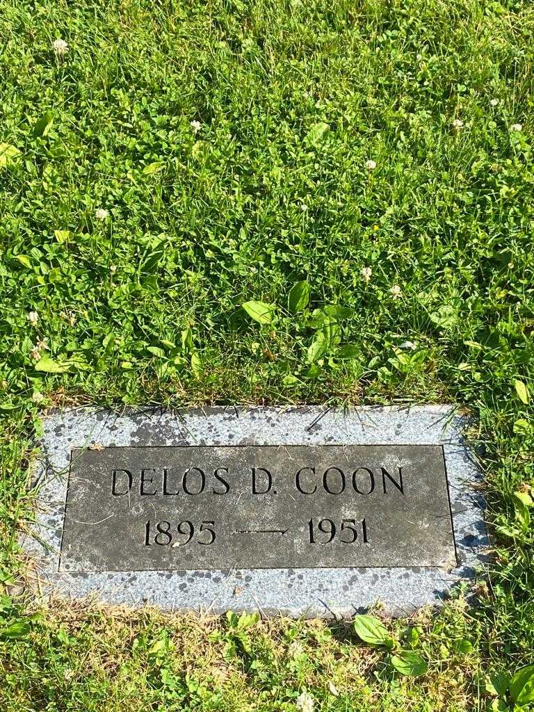 Delos D. Coon's grave. Photo 3