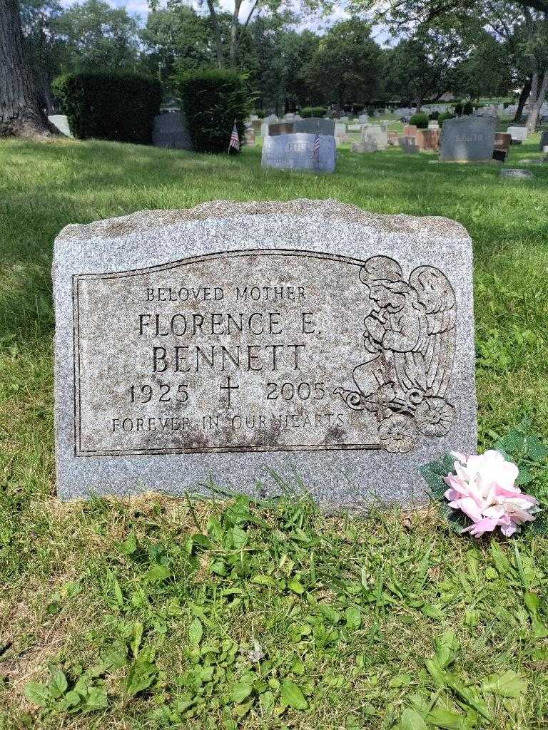 Florence E. Bennett's grave. Photo 3