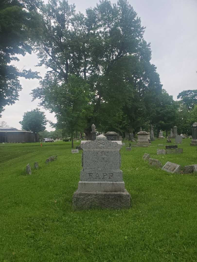 Kathrine F. Rapp's grave. Photo 2