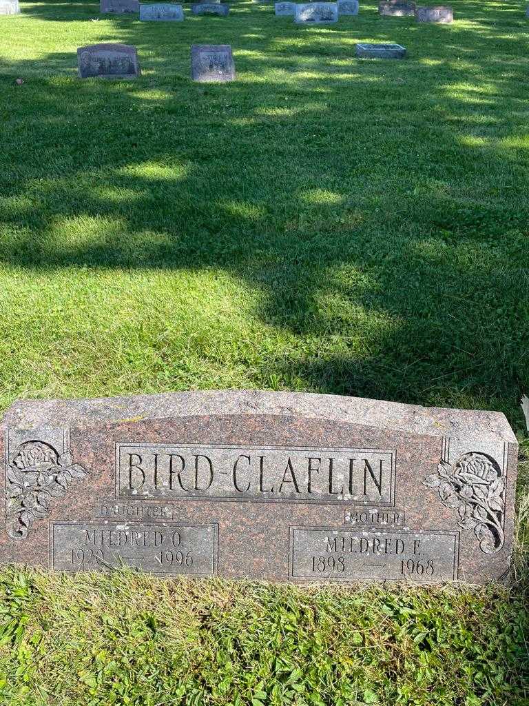 Mildred E. Bird-Claflin's grave. Photo 3