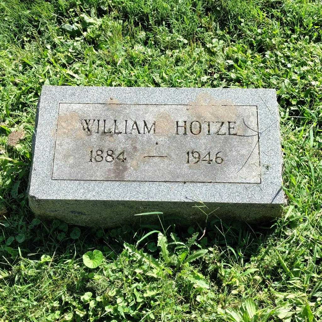 William Hotze's grave. Photo 3