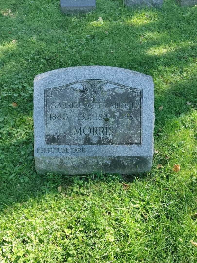 Gabriel A. Morris's grave. Photo 2