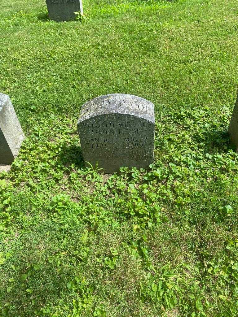 Beatrice P. "Betty" Coe's grave. Photo 3