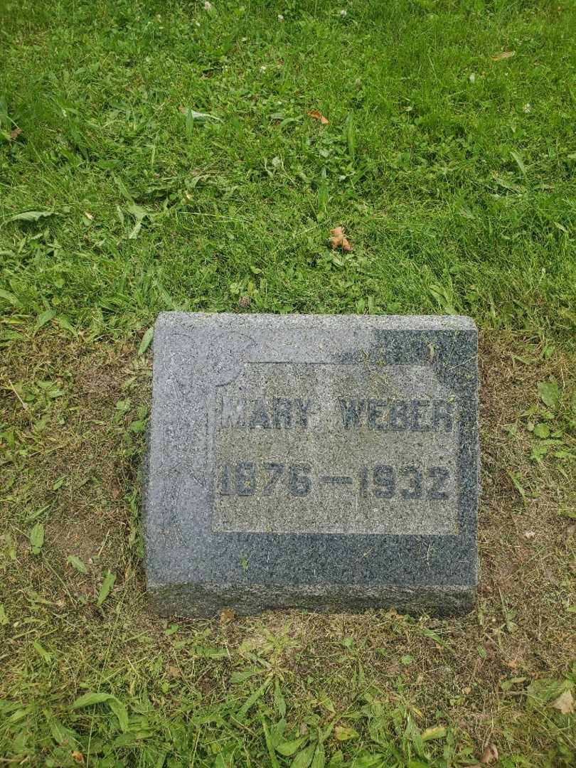 Mary K. Weber's grave. Photo 3