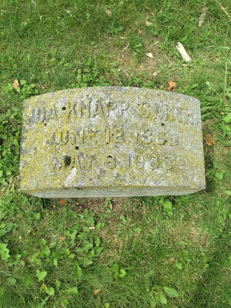 Ida Smith Knapp's grave. Photo 2