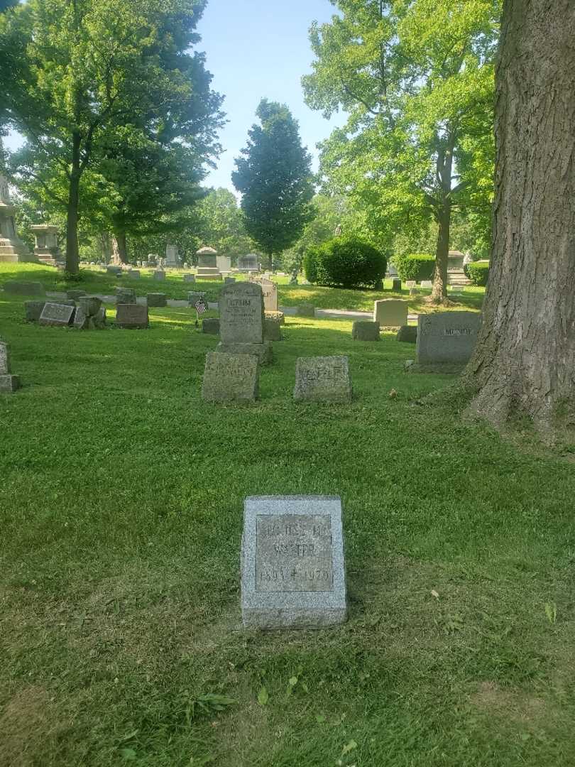 Louise M. "Baby" Walter's grave. Photo 1