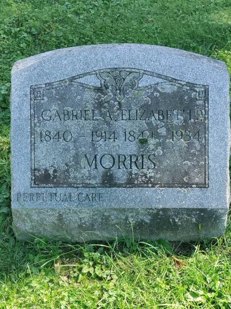 Gabriel A. Morris's grave. Photo 3