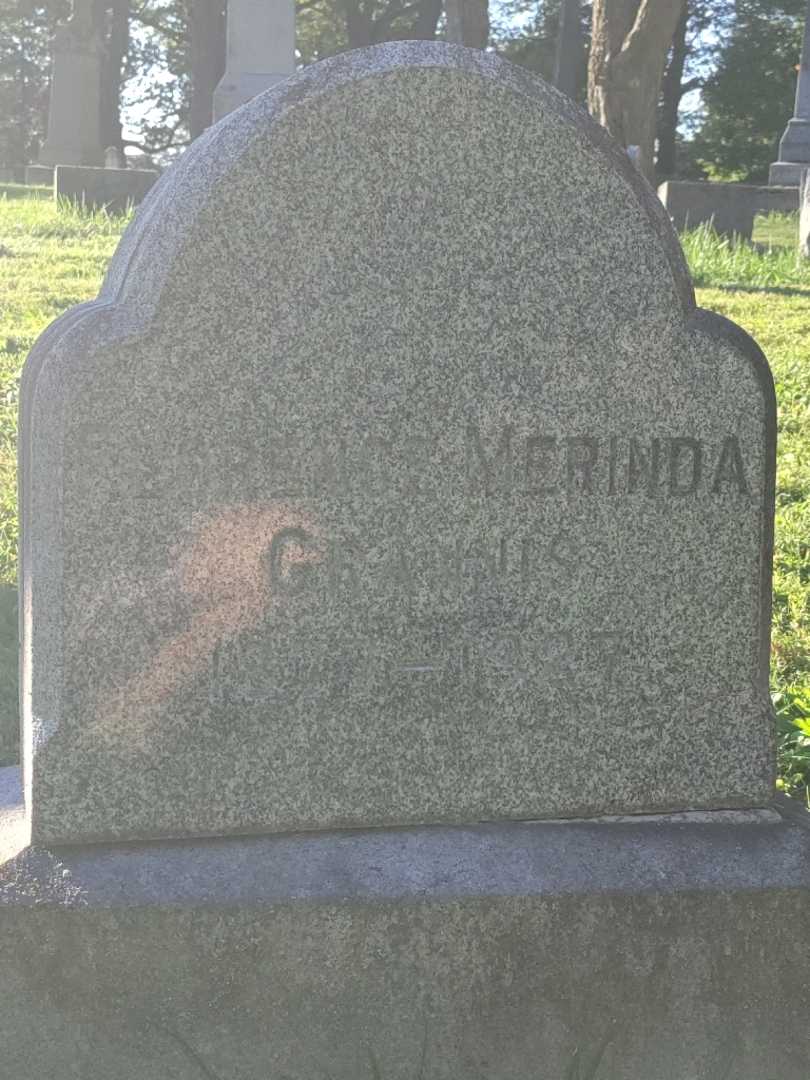 Florence Merinda Grannis's grave. Photo 3