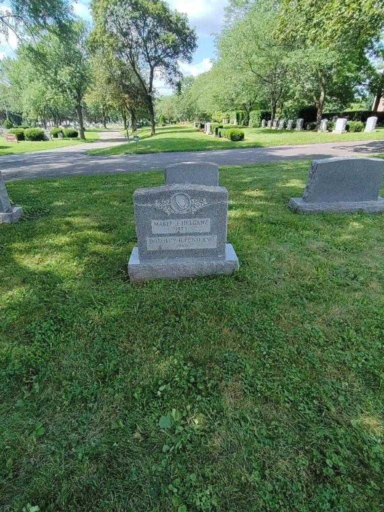 Mabel J. Helganz's grave. Photo 1