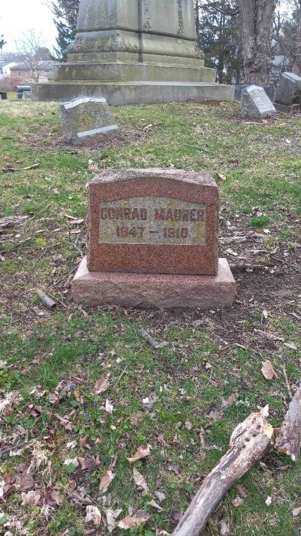Conrad Maurer's grave. Photo 16