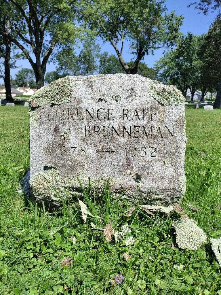 Florence Raff Brenneman's grave. Photo 3