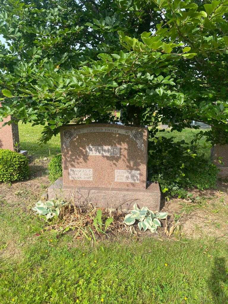 George W. Karle's grave. Photo 2