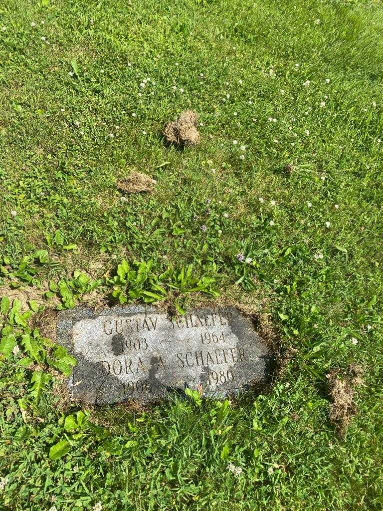 Gustav Schafer's grave. Photo 2