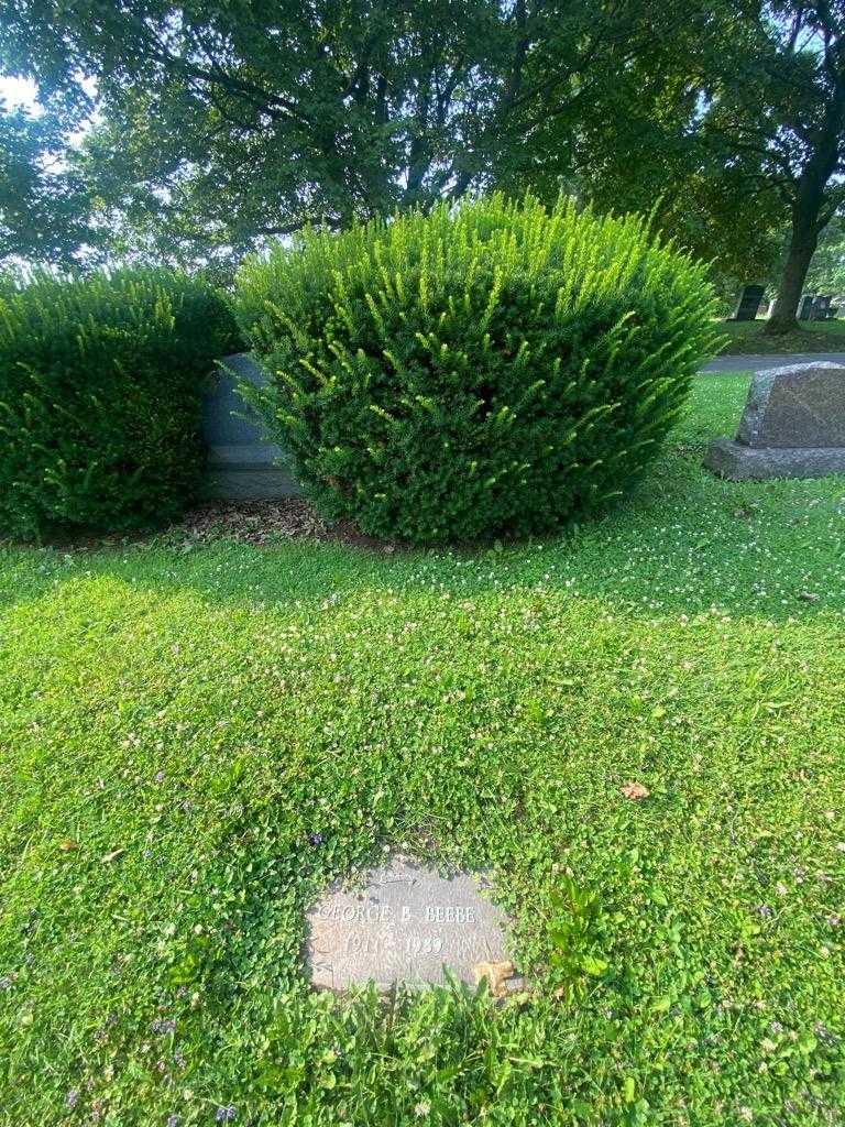 George B. Beebe's grave. Photo 1