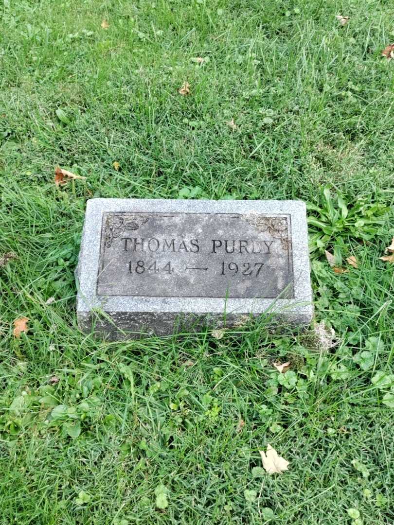 Thomas Purdy's grave. Photo 2