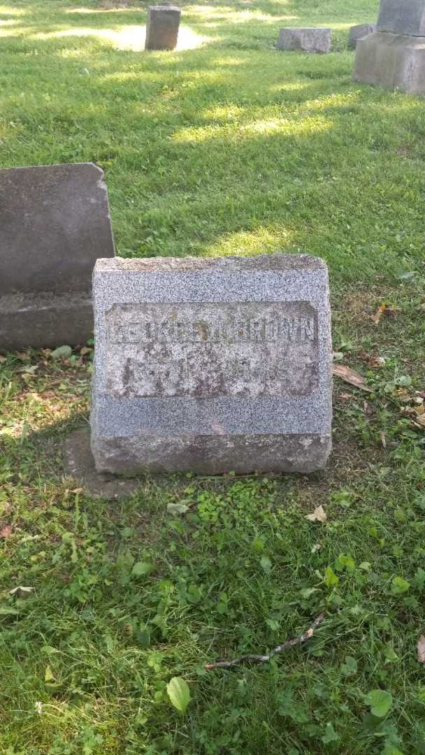 George J. Brown's grave. Photo 3