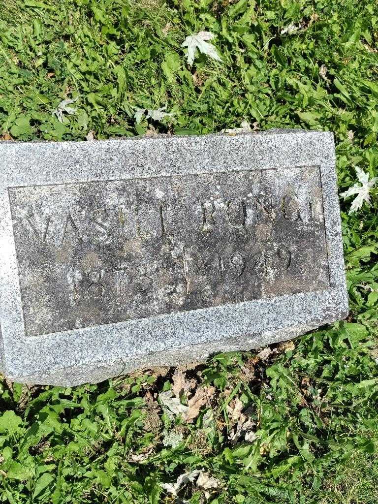 Vasile K. Rongi's grave. Photo 3