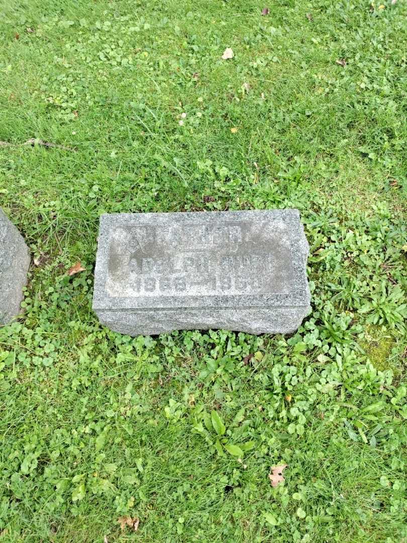 Adolph Rupp's grave. Photo 2