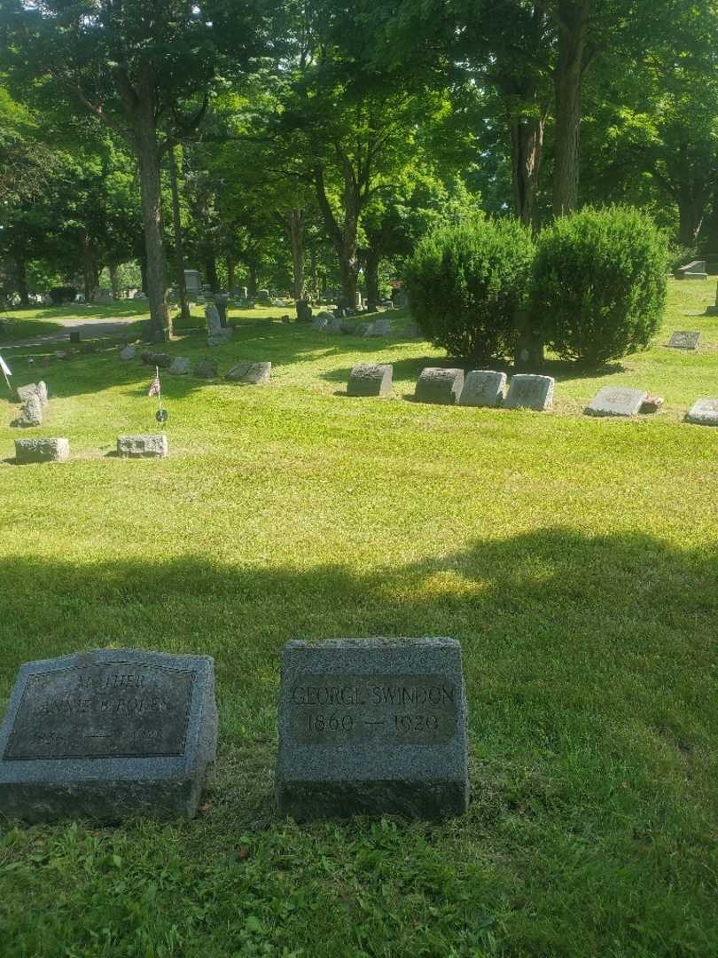 George Swindon's grave. Photo 1