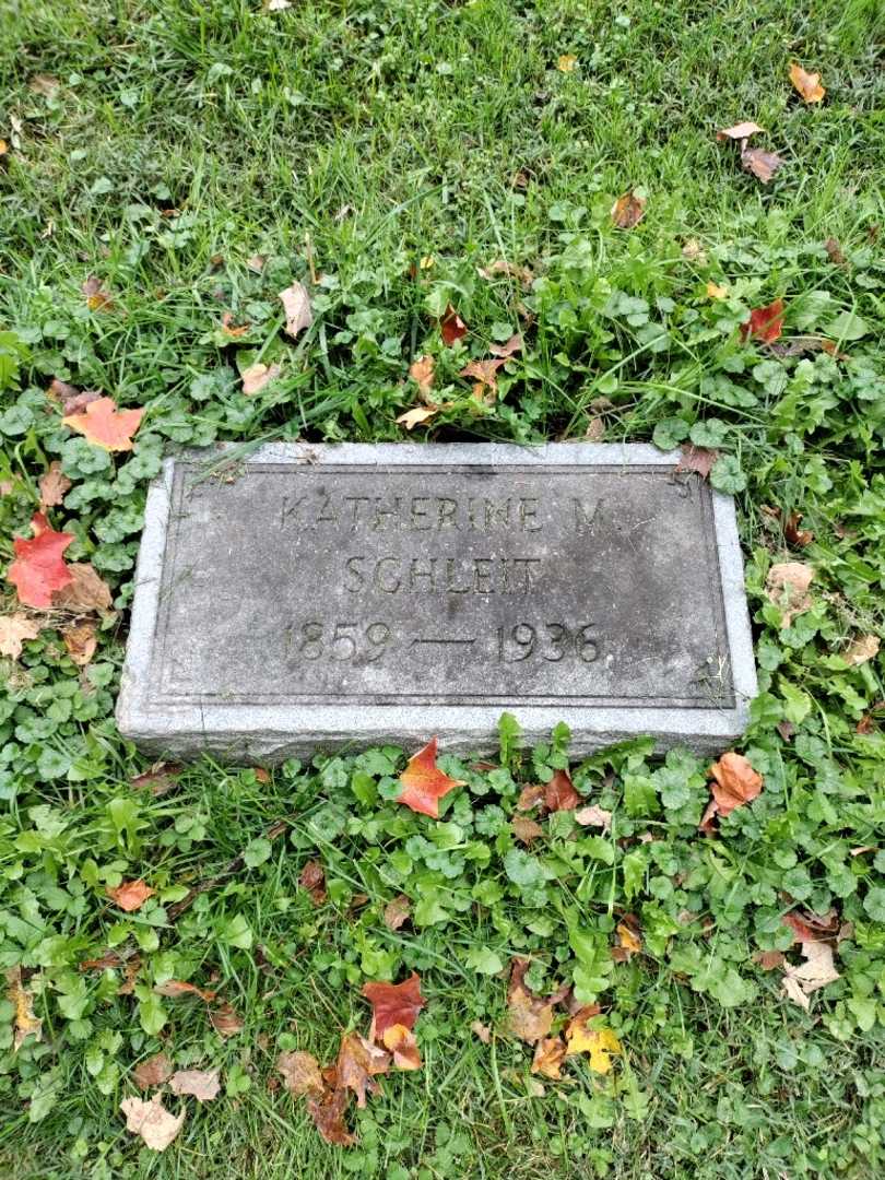 Katherine M. Schleit's grave. Photo 2