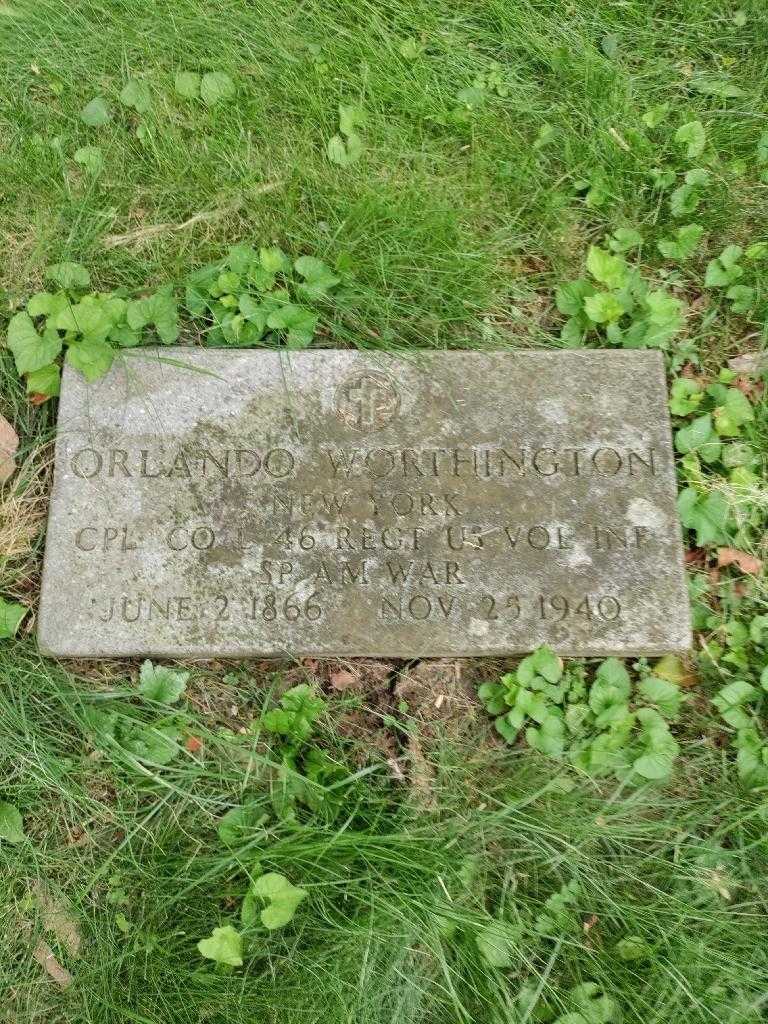 Orlando Worthington's grave. Photo 2