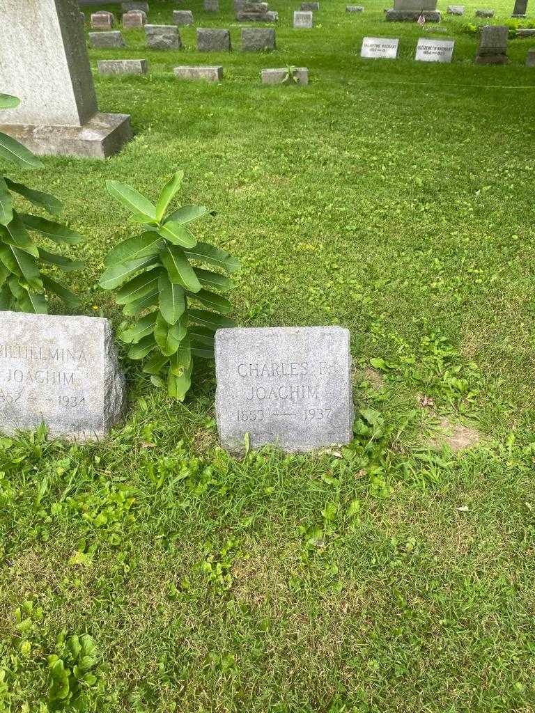 Charles F. Joachim's grave. Photo 2