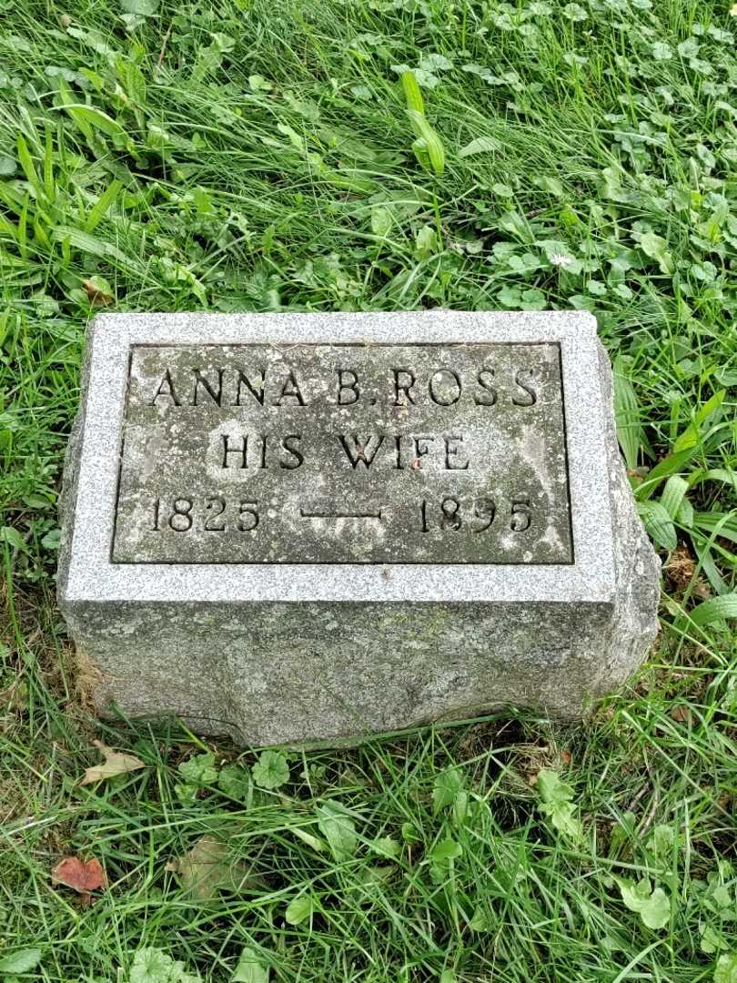 Ann B. Green Ross's grave. Photo 3