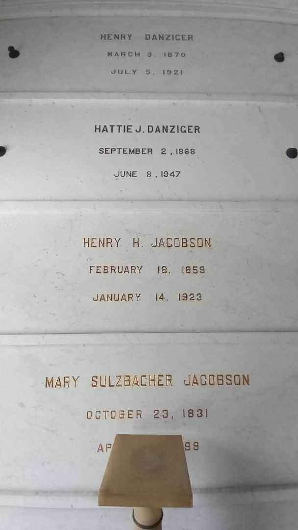 Henry H. Jacobson's grave. Photo 4