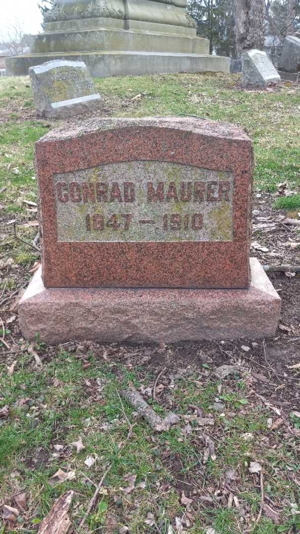 Conrad Maurer's grave. Photo 17