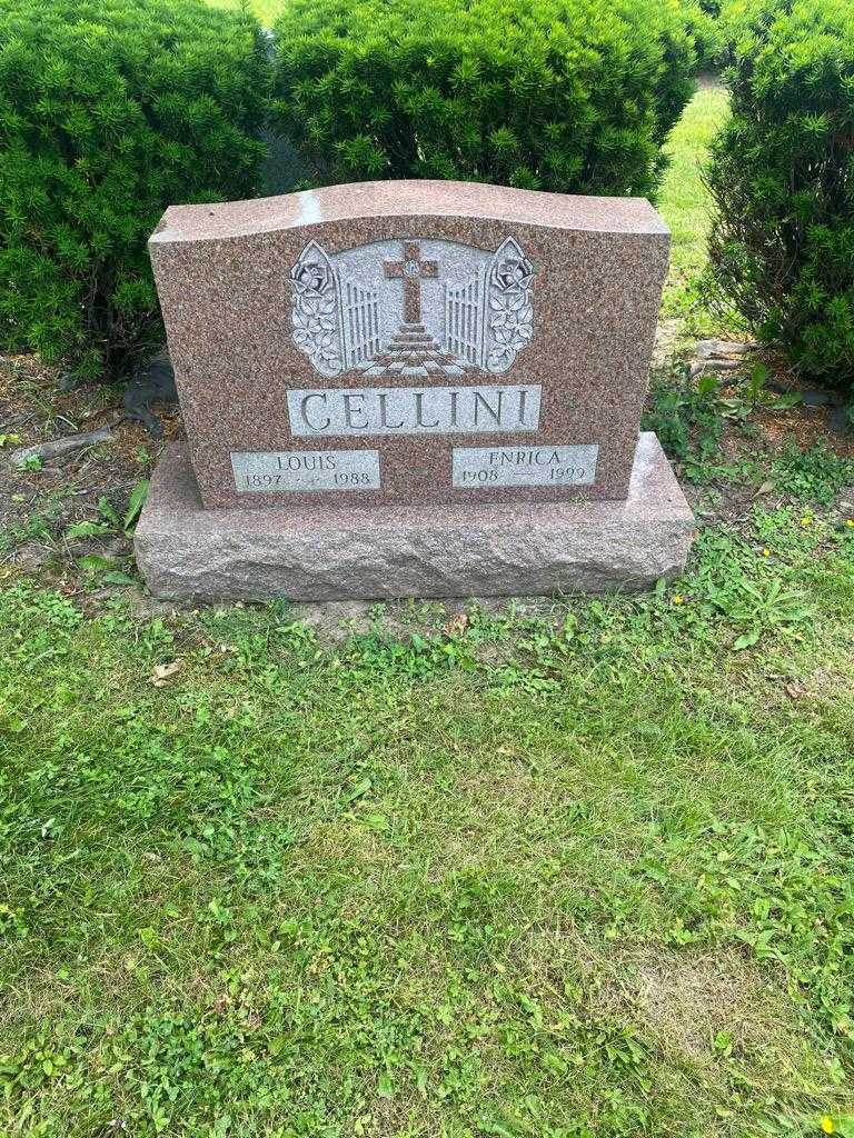 Enrica Gellini's grave. Photo 2