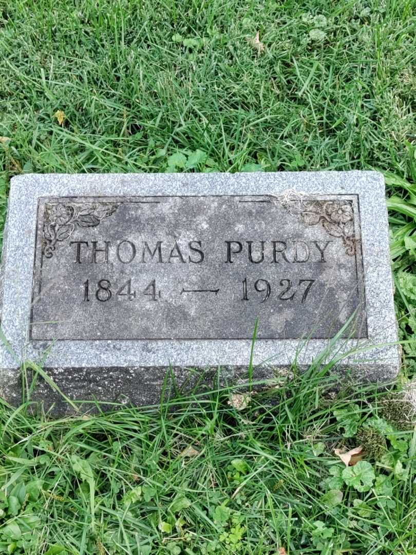 Thomas Purdy's grave. Photo 3