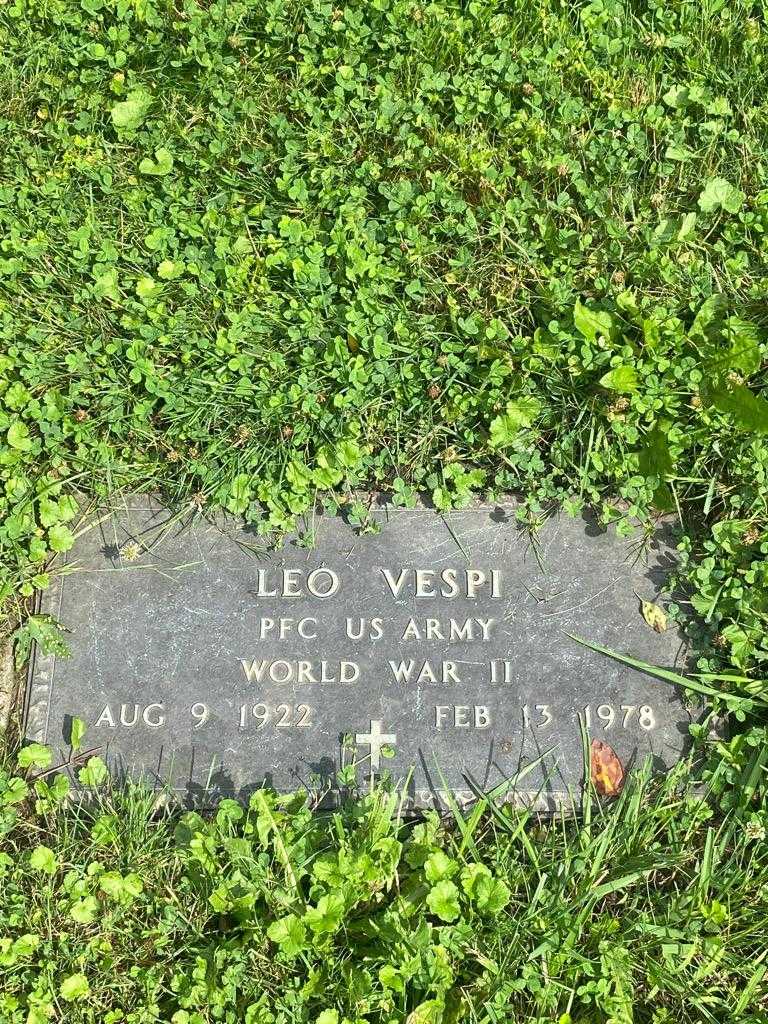 Leo Vespi's grave. Photo 6