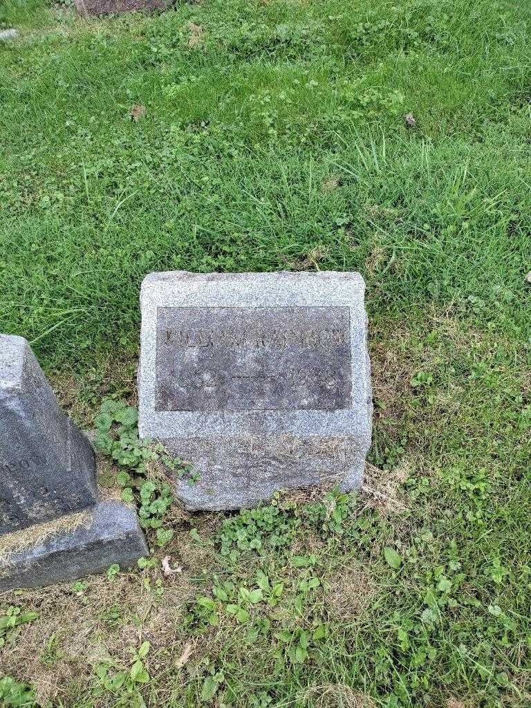 William Rainbow's grave. Photo 2