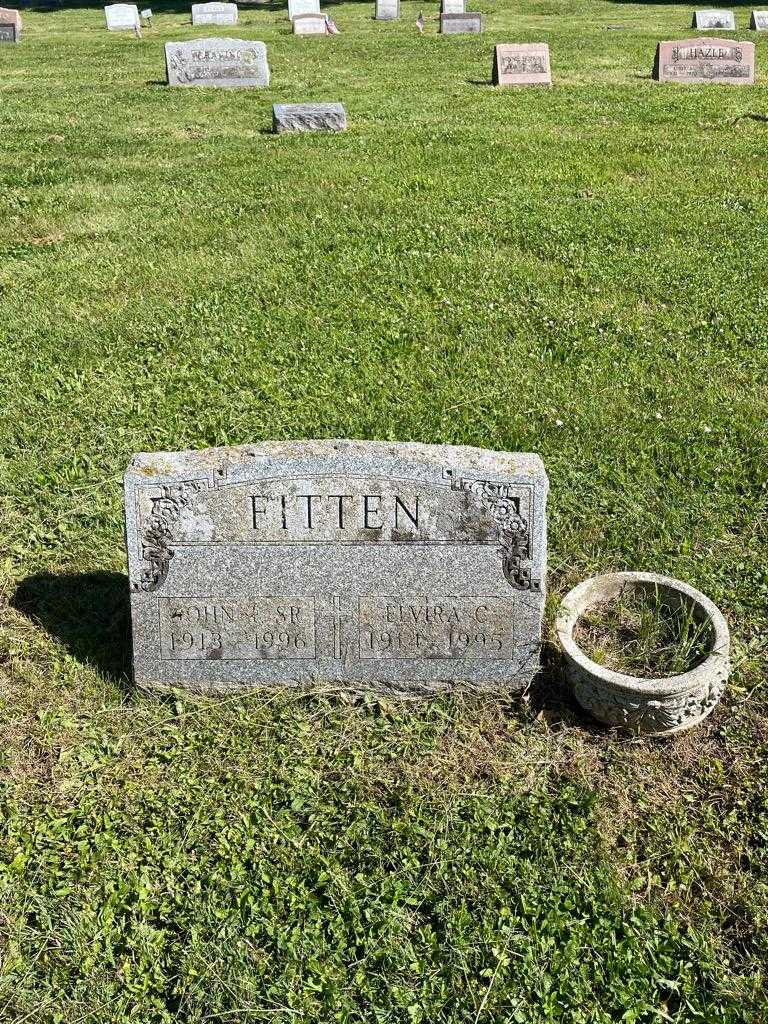 Elvira Cashier Fitten's grave. Photo 2