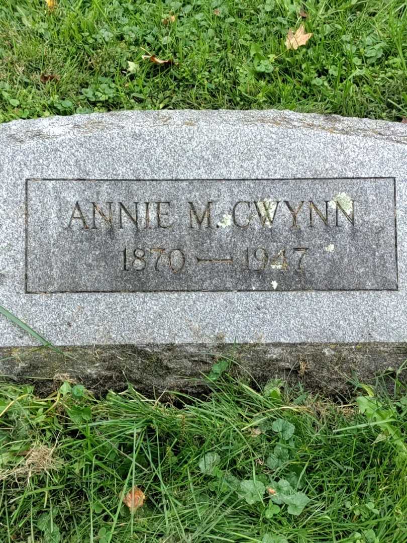 Annie M. Gwynn's grave. Photo 3