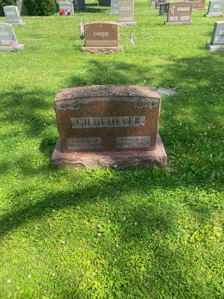 Frank C. Gildemeyer's grave. Photo 2