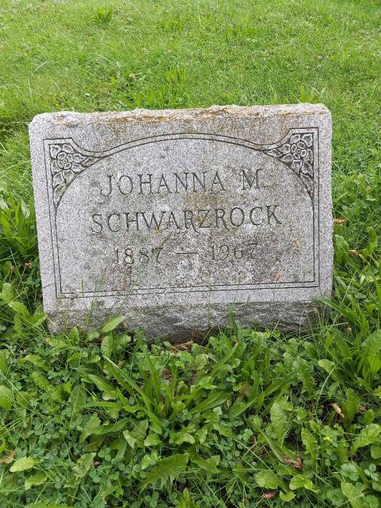 Johanna M. Schwarzrock's grave. Photo 3