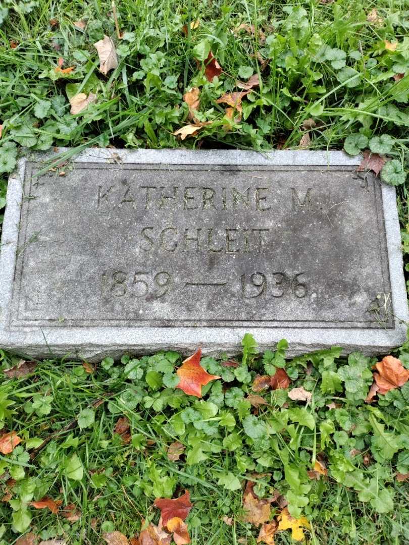 Katherine M. Schleit's grave. Photo 3